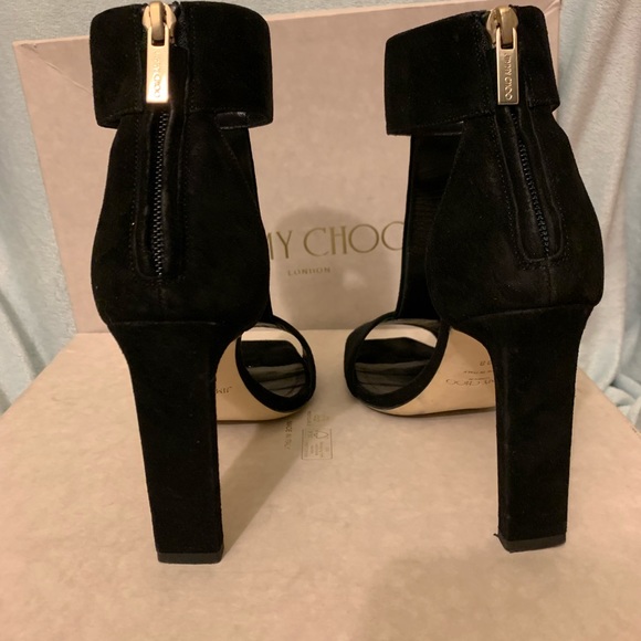 Jimmy Choo Suede Bethel Heel - Picture 3 of 7